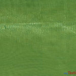 Load image into Gallery viewer, Crystal Organza Fabric | Sparkle Sheer Organza | 60&quot; Wide | Continuous Yards | Multiple Colors | Fabric mytextilefabric Yards Lime 
