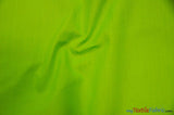 Polyester Cotton Broadcloth Fabric | 60" Wide | Solid Colors | Wholesale Bolt | Multiple Colors | Fabric mytextilefabric Bolts Lime 