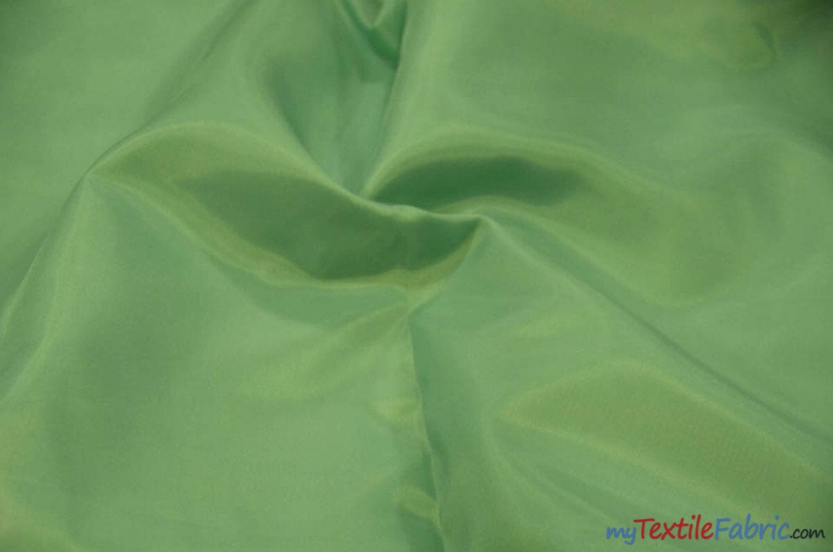 Polyester Lining Fabric | Woven Polyester Lining | 60" Wide | Continuous Yards | Imperial Taffeta Lining | Apparel Lining | Tent Lining and Decoration | Fabric mytextilefabric Yards Lime 
