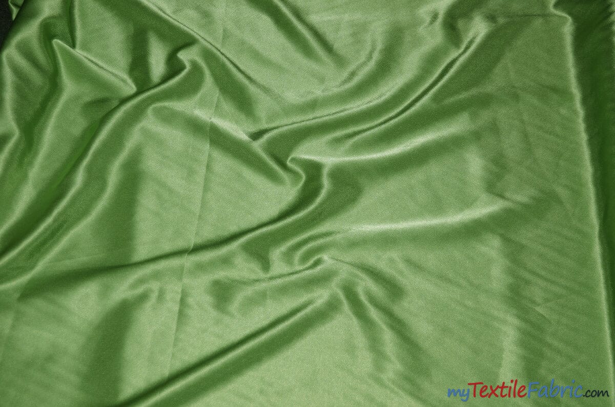 Crepe Back Satin | Korea Quality | 60" Wide | Sample Swatch | Multiple Colors | Fabric mytextilefabric Sample Swatches Lime 