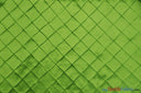 Taffeta Pintuck Fabric | 2"x2" Diamond | Diamond Taffeta Fabric | 54" Wide | Multiple Colors | Fabric mytextilefabric Yards Lime 