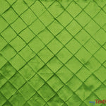 Load image into Gallery viewer, Taffeta Pintuck Fabric | 2&quot;x2&quot; Diamond | Diamond Taffeta Fabric | 54&quot; Wide | Multiple Colors | Fabric mytextilefabric Yards Lime 
