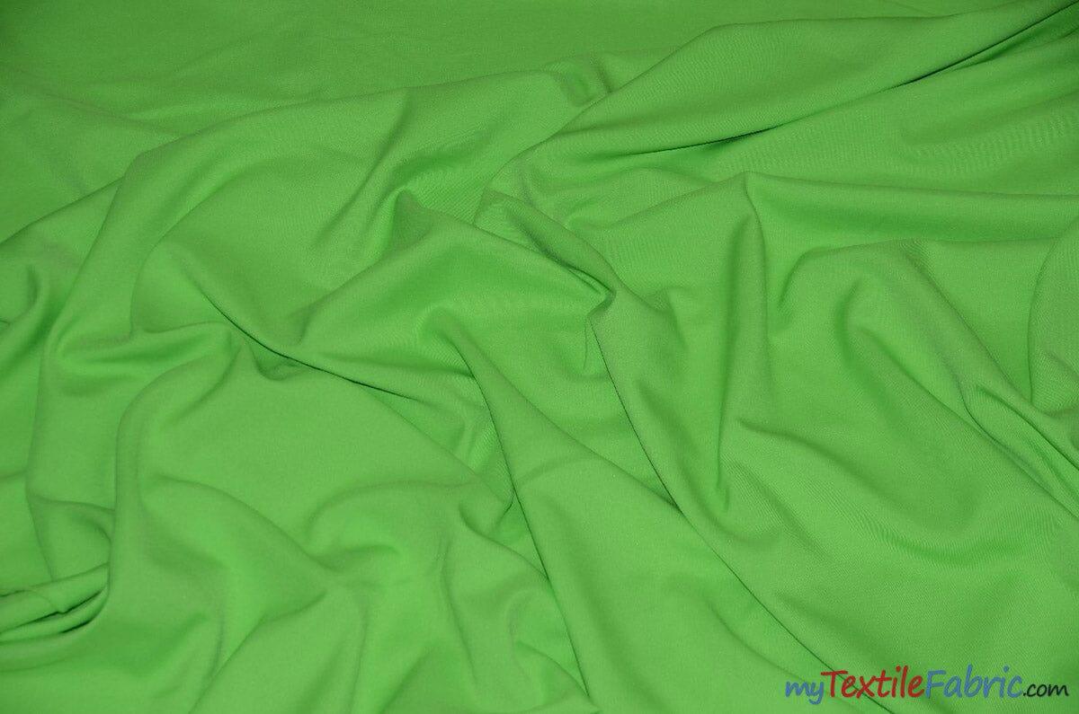 60" Wide Polyester Fabric Wholesale Bolt | Visa Polyester Poplin Fabric | Basic Polyester for Tablecloths, Drapery, and Curtains | Fabric mytextilefabric Bolts Lime 