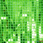 Load image into Gallery viewer, Square Sequins Fabric | Quad Sequins Fabric | 45&quot; Wide | Multiple Colors | Decor and Costumes | Fabric mytextilefabric Yards Lime 
