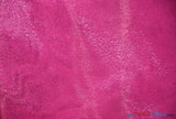 Crystal Organza Fabric | Sparkle Sheer Organza | 60" Wide | Sample Swatch | Multiple Colors | Fabric mytextilefabric Sample Swatches Magenta 