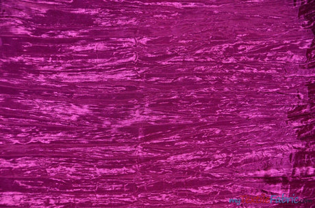 Crease Taffeta Fabric | Crush Taffeta | 52" Wide | Wholesale Bolt | Multiple Colors | Fabric mytextilefabric Bolts Magenta 