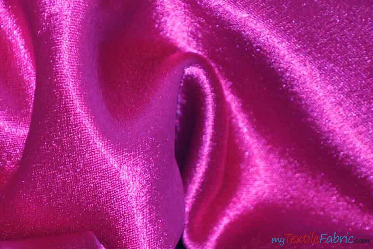 Superior Quality Crepe Back Satin | Japan Quality | 60" Wide | Wholesale Bolt | Multiple Colors | Fabric mytextilefabric Bolts Magenta 