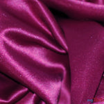 Load image into Gallery viewer, L&#39;Amour Satin Fabric | Polyester Matte Satin | Peau De Soie | 60&quot; Wide | Wholesale Bolt | Wedding Dress, Tablecloth, Multiple Colors | Fabric mytextilefabric Bolts Magenta 
