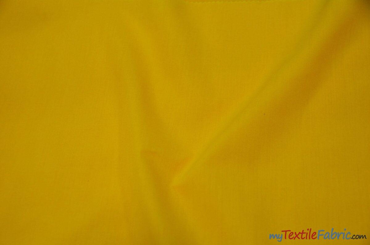 Polyester Cotton Broadcloth Fabric | 60" Wide | Solid Colors | Wholesale Bolt | Multiple Colors | Fabric mytextilefabric Bolts Mango 