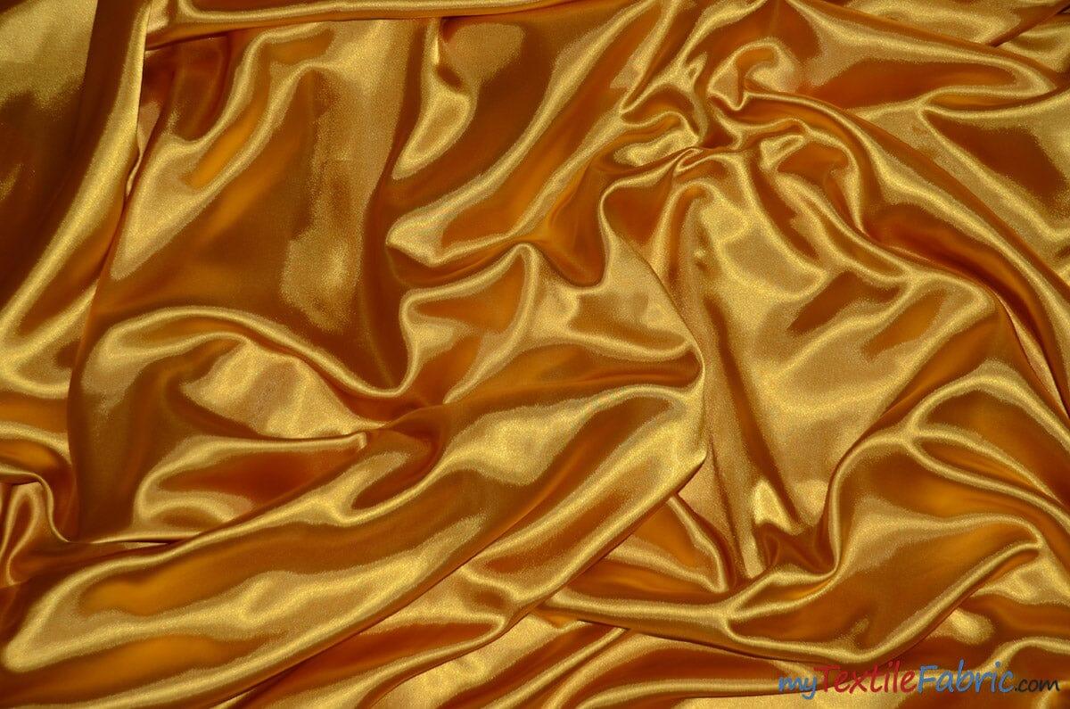 Charmeuse Satin Fabric | Silky Soft Satin | 60" Wide | Wholesale Bolt Only | Multiple Colors | Fabric mytextilefabric Bolts Mango 