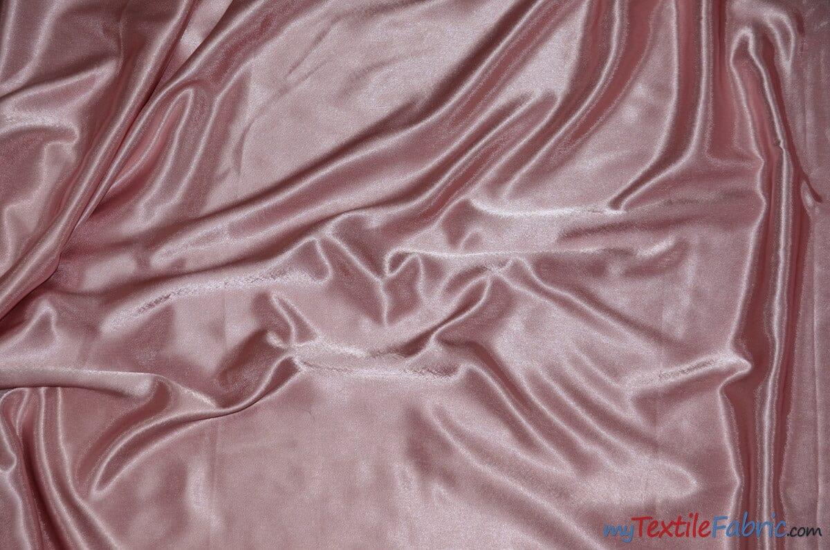 Crepe Back Satin | Korea Quality | 60" Wide | Sample Swatch | Multiple Colors | Fabric mytextilefabric Sample Swatches Mauve 