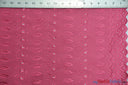 Polyester Cotton Eyelet Embroidery | Double Sided Border | 45" Wide | Multiple Colors | Fabric mytextilefabric Yards Mauve 