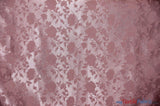 Satin Jacquard | Satin Flower Brocade | 60" Wide | Wholesale Bolt 65 Yards | Fabric mytextilefabric Bolts Mauve 