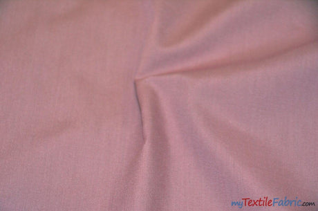 Polyester Cotton Broadcloth Fabric | 60" Wide | Solid Colors | Wholesale Bolt | Multiple Colors | Fabric mytextilefabric Bolts Mauve 