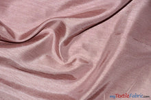 Load image into Gallery viewer, Shantung Satin Fabric | Satin Dupioni Silk Fabric | 60&quot; Wide | Multiple Colors | Continuous Yards | Fabric mytextilefabric Yards Mauve 