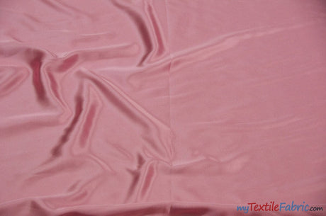 Silky Soft Medium Satin Fabric | Lightweight Event Drapery Satin | 60" Wide | Economic Satin by the Wholesale Bolt | Fabric mytextilefabric Bolts Mauve 0046 