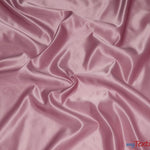 Load image into Gallery viewer, Stretch Matte Satin Peau de Soie Fabric | 60&quot; Wide | Stretch Duchess Satin | Stretch Dull Lamour Satin for Bridal, Wedding, Costumes, Bridesmaid Dress Fabric mytextilefabric Yards Mauve 
