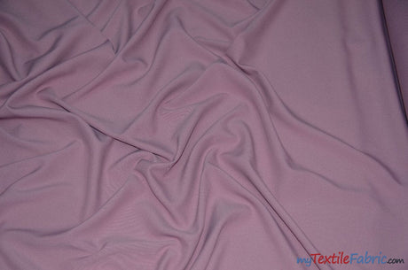 60" Wide Polyester Fabric by the Yard | Visa Polyester Poplin Fabric | Basic Polyester for Tablecloths, Drapery, and Curtains | Fabric mytextilefabric Yards Mauve 