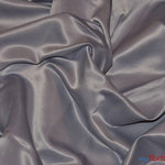 Load image into Gallery viewer, L&#39;Amour Satin Fabric | Polyester Matte Satin | Peau De Soie | 60&quot; Wide | Sample Swatch | Wedding Dress, Tablecloth, Multiple Colors | Fabric mytextilefabric Sample Swatches Medium Gray 
