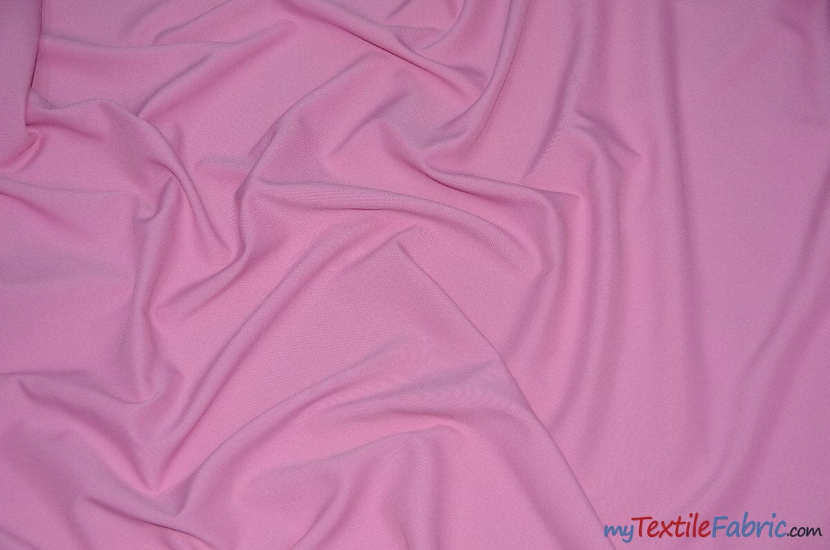 60" Wide Polyester Fabric by the Yard | Visa Polyester Poplin Fabric | Basic Polyester for Tablecloths, Drapery, and Curtains | Fabric mytextilefabric Yards Mexi Pink 
