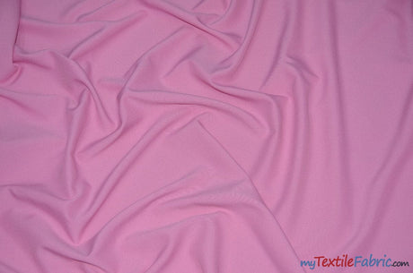 60" Wide Polyester Fabric by the Yard | Visa Polyester Poplin Fabric | Basic Polyester for Tablecloths, Drapery, and Curtains | Fabric mytextilefabric Yards Mexi Pink 