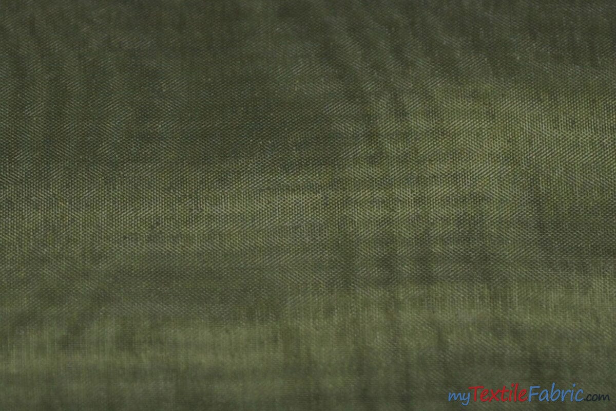 Soft and Smooth Mirror Organza Fabric | 60" Wide | Wholesale Bolt | Multiple Colors | Fabric mytextilefabric Bolts Midnight Olive 