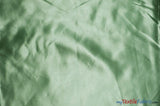 Bridal Satin Fabric | Shiny Bridal Satin | 60" Wide | Multiple Colors | Continuous Yards | Fabric mytextilefabric Yards Mint 