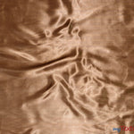 Load image into Gallery viewer, Charmeuse Satin Fabric | Silky Soft Satin | 60&quot; Wide | Wholesale Bolt Only | Multiple Colors | Fabric mytextilefabric Bolts Mocha 
