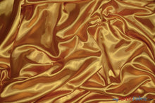 Load image into Gallery viewer, Silky Soft Medium Satin Fabric | Lightweight Event Drapery Satin | 60&quot; Wide | Sample Swatches | Fabric mytextilefabric Sample Swatches Mustard 0020 
