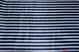 1" Stripe Satin Print | Dull Satin Print | 58/60" Wide | Stripe Satin Print Fabric | 3 Colors | Fabric mytextilefabric Yards Navy White 1" Stripe 