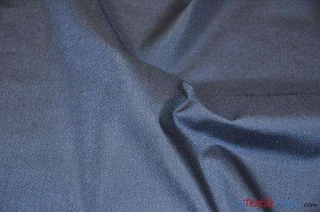 Polyester Cotton Broadcloth Fabric | 60" Wide | Solid Colors | Wholesale Bolt | Multiple Colors | Fabric mytextilefabric Bolts Navy Blue 