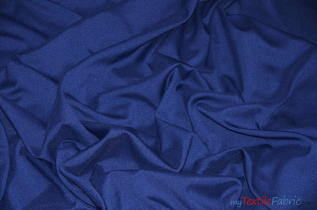 Extra Wide Polyester Fabric | 120" Wide Polyester Fabric | 120" Polypoplin for Tablecloths, Drapery, and Curtains | Fabric mytextilefabric Yards Navy Blue 