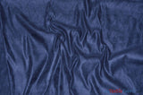 Suede Fabric | Microsuede | 40 Colors | 60" Wide | Faux Suede | Upholstery Weight, Tablecloth, Bags, Pouches, Cosplay, Costume | Sample Swatch | Fabric mytextilefabric Sample Swatches Navy Blue 