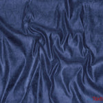 Load image into Gallery viewer, Suede Fabric | Microsuede | 40 Colors | 60&quot; Wide | Faux Suede | Upholstery Weight, Tablecloth, Bags, Pouches, Cosplay, Costume | Sample Swatch | Fabric mytextilefabric Sample Swatches Navy Blue 
