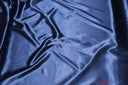 Crepe Back Satin | Korea Quality | 60" Wide | Continuous Yards | Multiple Colors | Fabric mytextilefabric Yards Navy Blue 