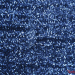 Load image into Gallery viewer, Glitz Mesh Sequins Fabric | 3mm Glitter Sequins | 52&quot; Wide | Multiple Colors | Fabric mytextilefabric Yards Navy Blue 
