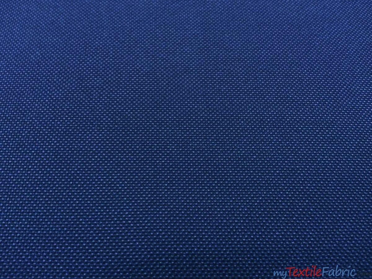 Waterproof Sun Repellent Canvas Fabric | 58" Wide | 100% Polyester | Great for Outdoor Waterproof Pillows, Tents, Covers, Bags, Patio Fabric mytextilefabric Yards Navy 