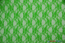 Very Soft Lingerie Stretch Lace | Giselle Floral Lace | Vintage Stretch Lace | 60" Wide | Multiple Colors | Lingerie Lace | Fabric mytextilefabric Yards Neon Green 