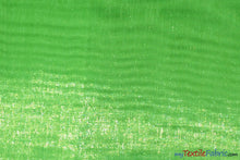 Load image into Gallery viewer, Soft and Smooth Mirror Organza Fabric | 60&quot; Wide | Sample Swatch | Multiple Colors | Fabric mytextilefabric Sample Swatches Neon Green 