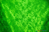 Satin Jacquard | Satin Flower Brocade | 60" Wide | Wholesale Bolt 65 Yards | Fabric mytextilefabric Bolts Neon Green 