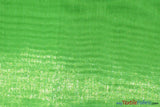 Soft and Smooth Mirror Organza Fabric | 60" Wide | Wholesale Bolt | Multiple Colors | Fabric mytextilefabric Bolts Neon Green 