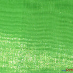 Load image into Gallery viewer, Soft and Smooth Mirror Organza Fabric | 60&quot; Wide | Wholesale Bolt | Multiple Colors | Fabric mytextilefabric Bolts Neon Green 
