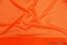 Chiffon Fabric | Super Soft & Flowy | 60" Wide | Sample Swatch | Fabric mytextilefabric Sample Swatches Neon Orange 