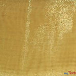Load image into Gallery viewer, Crystal Organza Fabric | Sparkle Sheer Organza | 60&quot; Wide | Continuous Yards | Multiple Colors | Fabric mytextilefabric Yards Night Gold 
