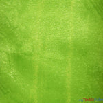 Load image into Gallery viewer, Crystal Organza Fabric | Sparkle Sheer Organza | 60&quot; Wide | Wholesale Bolt | Multiple Colors | Fabric mytextilefabric Bolts Night Lime 
