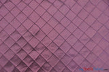 Taffeta Pintuck Fabric | 2"x2" Diamond | Diamond Taffeta Fabric | 54" Wide | Multiple Colors | Fabric mytextilefabric Yards Night Plum 