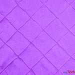 Load image into Gallery viewer, Taffeta Pintuck Fabric | 4&quot;x4&quot; Diamond | Diamond Taffeta Fabric | 58&quot; Wide | Multiple Colors | Continuous Yards | Fabric mytextilefabric Yards Night Purple 
