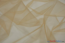 Load image into Gallery viewer, Super Soft Micro Mesh Fabric | Subtle Stretch Tulle Fabric | 60&quot; Wide | 4 Colors for Tulle Fabric for Dresses | Fabric mytextilefabric Yards Nude 
