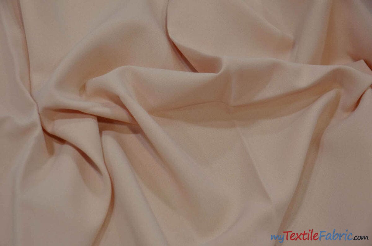 60" Wide Polyester Fabric by the Yard | Visa Polyester Poplin Fabric | Basic Polyester for Tablecloths, Drapery, and Curtains | Fabric mytextilefabric Yards Nude 
