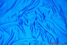 Load image into Gallery viewer, Iridescent Crush Shimmer Fabric | Iridescent Fabric | 54&quot; Wide | Multiple Colors | Continuous Yards | Fabric mytextilefabric Yards Ocean Blue 
